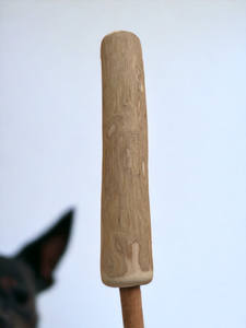 CAFÉ MADERA PERRO MASTICAR JUGUETE CON CUERDA Y SIN CUERDA CAFÉ DE MADERA MASCOTA JUGUETE SEGURO PERRO MASTICAR PALO CAFÉ MADERA MASTICAR HUESOS JUGUETES - Product Image 5