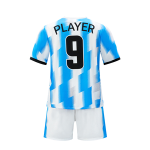 Ensemble de vêtements de football personnalisé OEM de haute qualité, kit complet de l'équipe comprenant un t-shirt d'uniforme de football, maillot de sublimation, vêtements de football - Product Image 2
