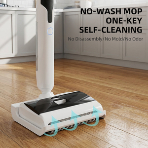 Fregadora <span class=keywords><strong>de</strong></span> Pisos Inalámbrica Portátil para Limpieza en Húmedo y Seco con Función <span class=keywords><strong>de</strong></span> Autolimpieza para Auto y Hogar - Product Image 3