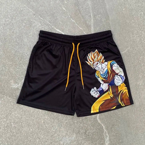 OEM Service 100% Haute Qualité GYM Wear Sérigraphie Maille Hommes Court Noir Couleur Poches Personnalisées Avec Stringer Shorts Pour Hommes - Product Image 5