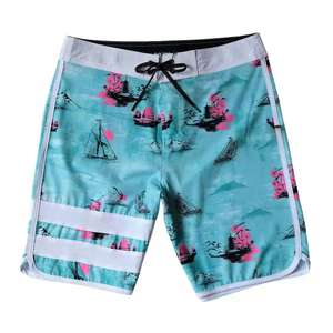 Usine chinoise de pantalons de plage d'été de haute qualité Shorts de bain de surf décontractés à séchage rapide pour hommes Shorts de vocation colorés pour hommes - Product Image 2