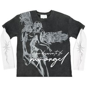 เสื้อยืดฤดูร้อนโพลีเอสเตอร์/คอตตอน MOQ ต่ำ ผลิตเสื้อผ้าขายส่งจำนวนมาก เสื้อผ้ามือสองแบบมัดรวม ระบายอากาศได้ดี เป็นมิตรกับสิ่งแวดล้อม - Product Image 1