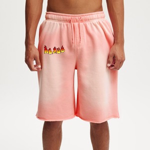 Short personnalisé poids lourd grande taille pour hommes Short délavé au soleil Street wear Jogging Vintage Distressed Acid Washed Man jogger - Product Image 5