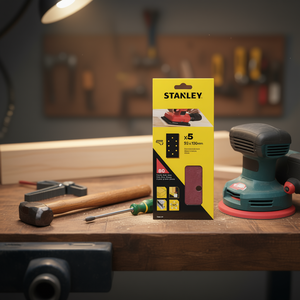 Stanley Multipack pour disques abrasifs Velcro 93x190 mm perforés pour B&D - Product Image 3