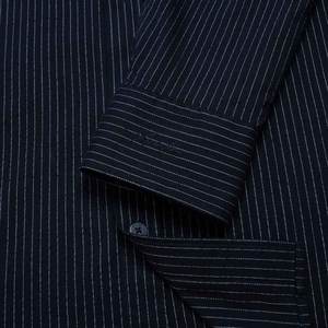 Aristino, camisa de vestir de secado rápido a rayas para hombre, transpirable, antiarrugas, cuello mandarín, manga larga, estilo de trabajo, verano, venta al por mayor - Product Image 4