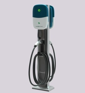 Station de recharge pour véhicules électriques murale, chargeur de voiture électrique, batterie lithium-ion, voyant lumineux vert, câble enroulé de type 1 - Product Image 2
