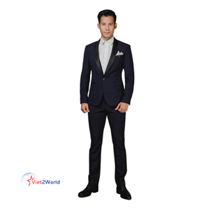 Trajes y chaquetas de negocios medidos personalizados para hombres de Vietnam Chaleco con cuello en V Cierre de un solo pecho Transpirable con opciones especiales - Product Image 6