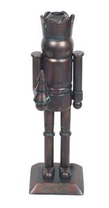 Soldat Casse-Noisette en Métal Doré, Robot Batteur, Journée de la Terre, Art Déco, Artisanat en Métal, Décoration Casse-Noisette - Product Image 2