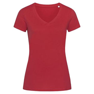 T-shirt femme léger et respirant coupe ample demi-manche col rond design mode d'été disponible dans toutes les couleurs - Product Image 1