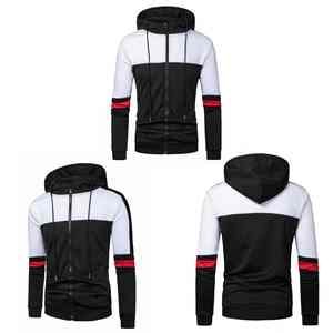 2025 nouveauté tricoté Polyester personnalisé coupe-vent à capuche pantalons de survêtement ensemble col rond survêtement respirant hiver survêtement décontracté - Product Image 2