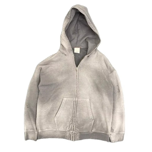 Sudaderas con capucha cortas con lavado ácido para mujer a precio barato, tendencia superior, alta calidad, mejor estilo, recién llegado, sudaderas con capucha para mujer en tamaño personalizado - Product Image 2