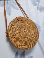 Sac en rotin pour femmes à la mode prêt à l'exportation