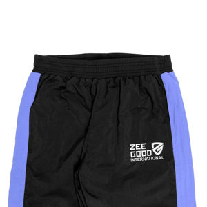 Pantalones de chándal de entrenamiento informales para hombre, cortavientos con logotipo personalizado y cremallera, aspecto lavado de nailon, pantalones cortavientos más nuevos a la moda - Product Image 3