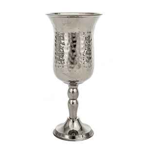 Copa Kiddush Clásica Personalizada, Acabado Pulido de Alta Calidad en Dos Tonos, Níquel y Plata, Acabado Dorado, Copas Personalizadas al por Mayor, Metal a Bajo Precio - Product Image 6