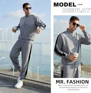 Asequible Diseño Su Propio Fleece Poliéster Sudadera con capucha Cremallera Pantalones Jogger Conjunto de chándal transpirable para mujeres y hombres - Product Image 2