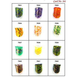 Cuentas de anillo de cristal de Murano de diseño superventas de lujo para hacer pulseras, cuentas inusuales de la mejor calidad para la fabricación de joyas - Product Image 2