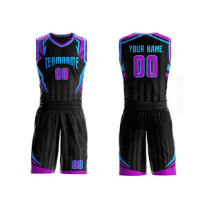 Jersey de equipo universitario personalizado, uniforme de baloncesto, tejido transpirable de secado rápido de COSH, fabricante y proveedor de ropa deportiva - Product Image 3