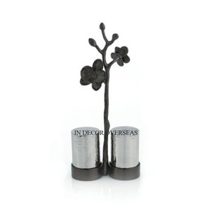 Molinillos de sal y pimienta chapados en oro de alta calidad con textura martillada de metal de primera calidad, suministros de utensilios y utensilios de cocina - Product Image 5