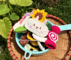 Pinzas para el pelo de hilo hechas a mano, suaves, elegantes y perfectas para el uso diario - Product Image 6