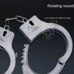 Menottes de main d'officier en acier de haute qualité menottes de main d'officier en gros menottes de main légères - Product Image 5