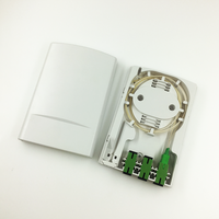 FIBERVISION HG-06F 6-Core ABS+PC Fiber Outlet Box Mini Indoor Wall Mount Fiber Optic Terminal Box NAP FTTH Wall Socket
