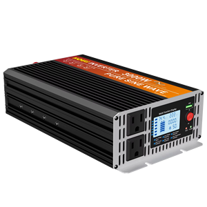 Inversor de Corriente HOULI de 5000W, 12V CC a 110V CA, Inversor de Corriente para Automóvil de 24V a 110V, 5000 Vatios, Onda Sinusoidal Pura - Product Image 5