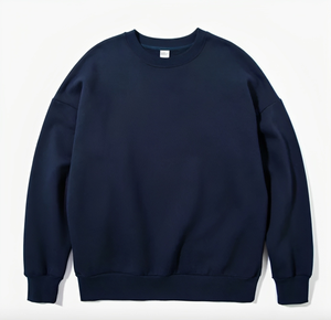 Sweat-shirt vintage en éponge à col rond lourd de Noël et automne et hiver 420g et pulls molletonnés unisexes lavés - Product Image 4