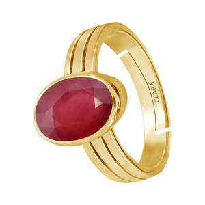 Anillos de Rubí Natural y Certificado, Corte Ovalado, Joyería Fina de Platino para Uso Diario, Estilo Impresionante - Product Image 2
