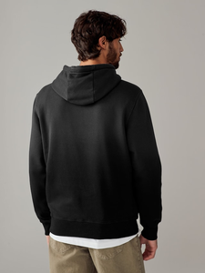 Nueva llegada ligero de alta calidad logotipo personalizado hombres sudaderas con capucha de talla grande Slim Fit Sudadera con capucha en color negro - Product Image 4