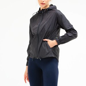 Custom Nylon Windbreaker Jacket Zip up Waterproof Men Lightweight Running Outdoor Nylon Hoodie <b>Track</b> Jacket Ronpex - Product Image 6