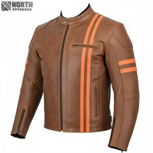 Chaqueta de Motociclista de Cuero Genuino, Camuflaje, Impermeable, Transpirable, Nueva Moda 2025, Manga Larga, Personalizada para Carreras de Motos - Product Image 1