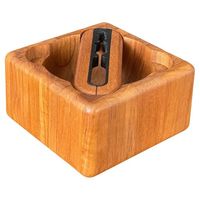 Meilleure vente Ensemble de saladiers ronds en bois de grande taille à 3 niveaux ustensiles de cuisine faits à la main ensemble de sucriers en bois naturel pour ustensiles de cuisine