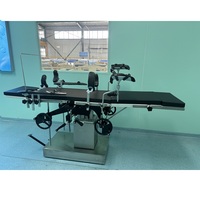 Table d'opération mécanique à commande latérale, élévateur hydraulique à manivelle manuelle, certifiée CE, garantie 2 ans pour chirurgie hospitalière