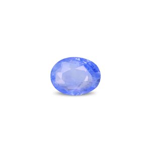 Zafiro Azul - 3.31 Quilates, Gema Natural Facetada, Efectos Ópticos Calibrados, Color Azul Real, Piedra Suelta de 10 mm, 8 mm Tratada con Calor - Product Image 1