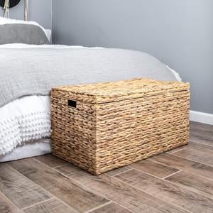 Troncs en jacinthe d'eau faits à la main, accessoires de rangement, grand conteneur de rangement et décoration - Product Image 5