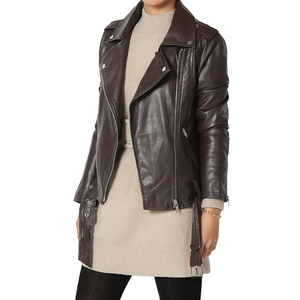 Veste en cuir PU dur noir pour hommes avec fermeture éclair de luxe de créateur avec étiquette personnalisée pour le printemps et l'automne - Product Image 5