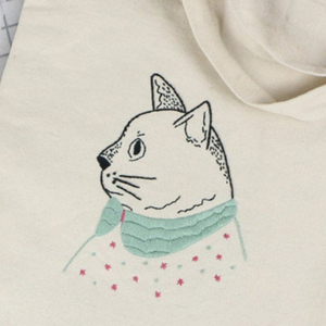 Sac fourre-tout personnalisé en toile de coton biologique brodé 100% sacs fourre-tout en coton pour femmes OEM fabriqué au Vietnam - Product Image 6