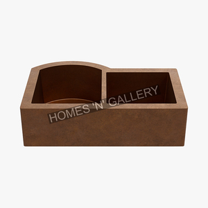 Pure Copper Affordable Hand Hammered New Arrival <b>Kitchen</b> <b>Sink</b> Farmhouse <b>Sink</b> Handmade <b>Sink</b> Manufacturer Supplier Wholesaler - Product Image 3