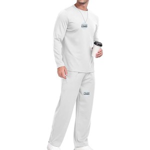 Conjunto Deportivo para Hombre, Chándal de 2 Piezas, Estilo Casual, Texturizado, Sudadera de Manga Larga, Pantalones Deportivos de Felpa - Product Image 2