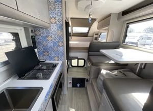 Ventes d'usine NOUVEAU Design Mini camping-car léger en aluminium pop-up autrichien, camping-car routier, remorque en stock - Product Image 2