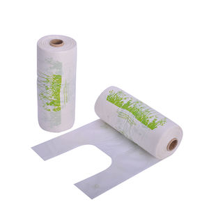 Vietnam ODM Supplier's T-Shirt Bag <b>Roll</b> <b>Polythene</b> Packaging for Fruit Vegetable Storage Zipper Bag with Print Low-Cost Option - Product Image 5