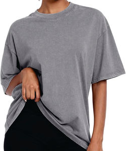 เสื้อยืดผ้าฝ้าย100% สำหรับผู้ชาย, เสื้อยืดแขนสั้นพิมพ์ลายทรงหลวมไซส์ใหญ่พิเศษสำหรับผู้หญิงและผู้ชาย - Product Image 1