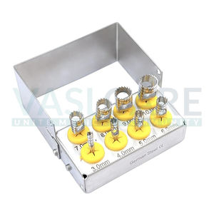 Kit de forets à tréphine pour implants dentaires (lot de 8) Kit de bouchons pour forets à fraises dentaires Nouveaux instruments chirurgicaux par Vaslcare - Product Image 4