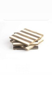 Sous-verre en bois au design classique unique pour la cuisine et la décoration de table, nouvel accessoire pour le café ou le thé - Product Image 5