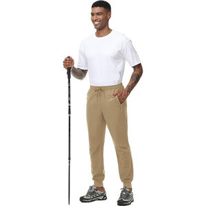 Pantalon décontracté pour homme avec cordon de serrage, coupe ajustée, tissu extensible respirant, streetwear décontracté - Product Image 4
