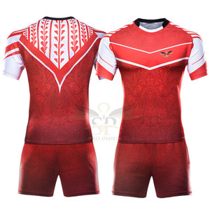 Bajo MOQ Último diseño Uniforme de rugby Transpirable Ropa deportiva al aire libre Uniforme de Rugby para unisex - Product Image 1