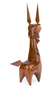 Caballo tradicional hecho a mano de madera famoso en todo el mundo como caballo de terracota hecho a mano madera decorativa decoración del hogar - Product Image 3