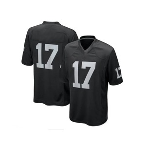 Maillots de football américain avec logo personnalisé de haute qualité pour hommes Service OEM brodé cousu entraînement à manches courtes vente en gros - Product Image 3