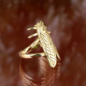 <span class=keywords><strong>Nuovo</strong></span> Anello Gotico Trendy a Forma di <span class=keywords><strong>Scarabeo</strong></span> in Ottone Placcato Oro 18k, Anello Vintage a Forma di Insetto, Anello Regolabile Stile Tribale Punk per Donna - Product Image 2