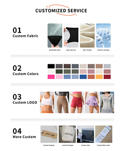 Ensembles de fitness et de gym pour femmes, 2 pièces personnalisées, vêtements de sport, de yoga, d'entraînement, vêtements de sport avec short, vêtements personnalisés - Product Image 6